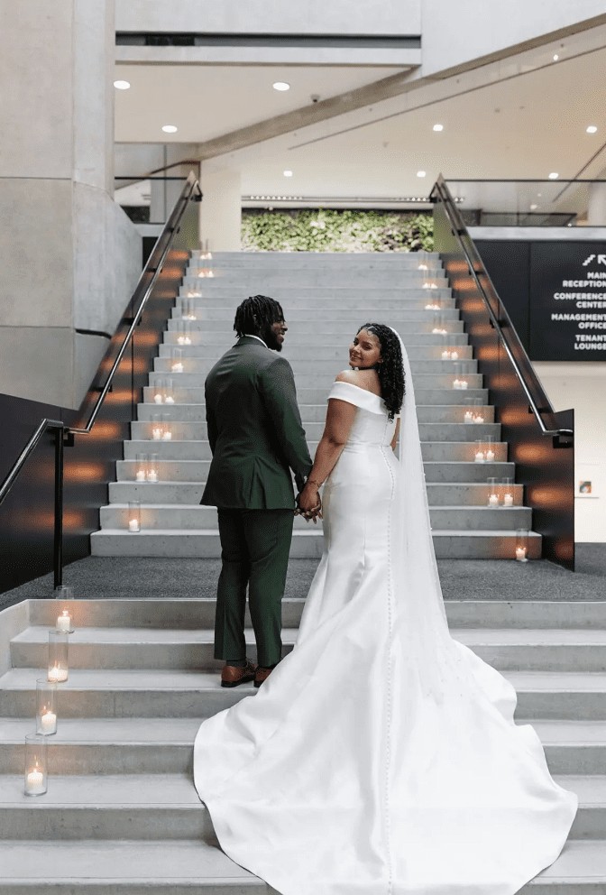 image of wedding at lightwell kc downtown kansas city wedding